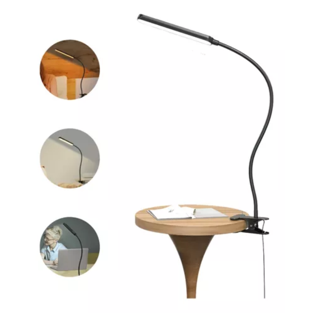 Miniatura 2 de Lámpara Barra Lectura Pinza Ajustable